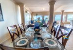 villas de las Palmas San Felipe Baja California beachfront condo - diner table to living room